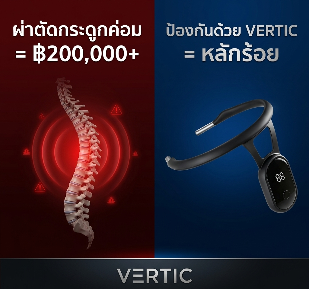 VERTIC vs การผ่าตัดกระดูกสันหลัง