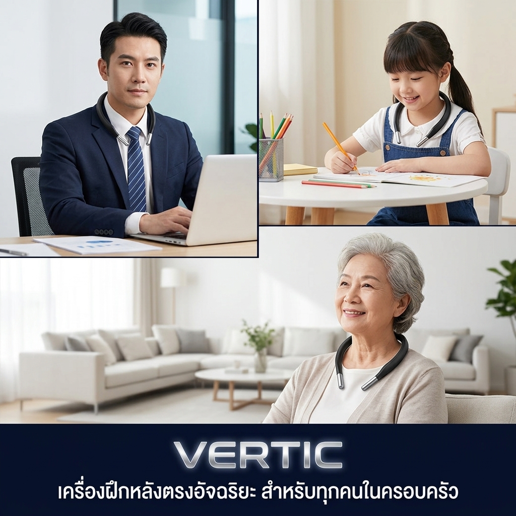 VERTIC Smart Posture Corrector เครื่องฝึกสรีระอัจฉริยะ